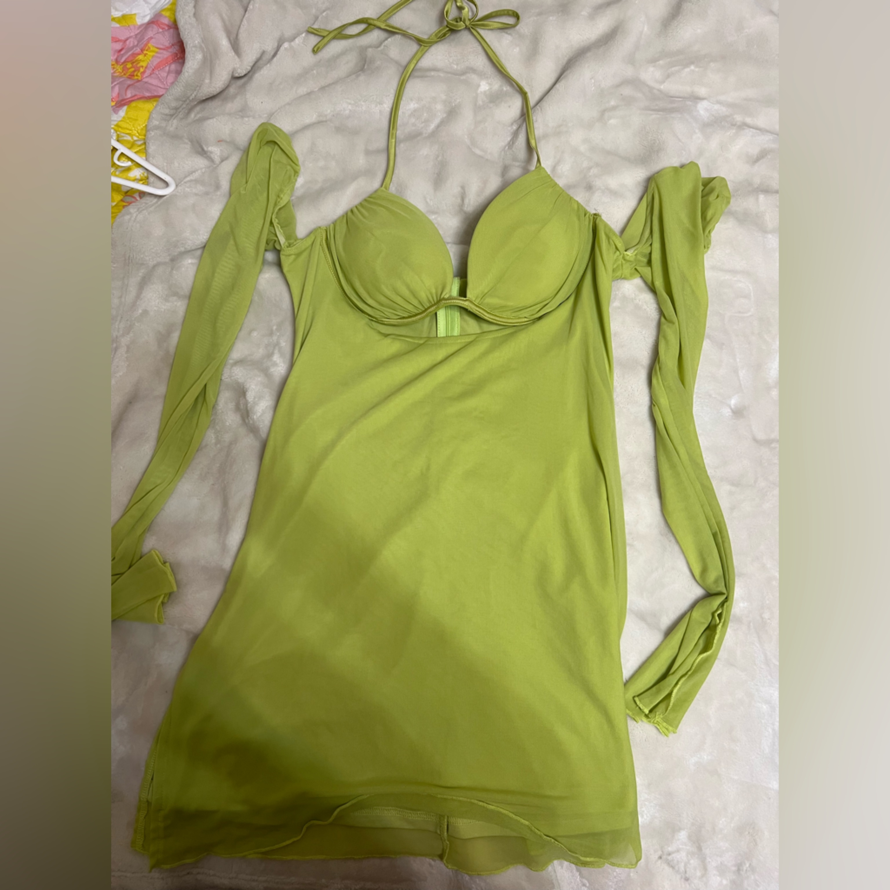 Lime Green Dress